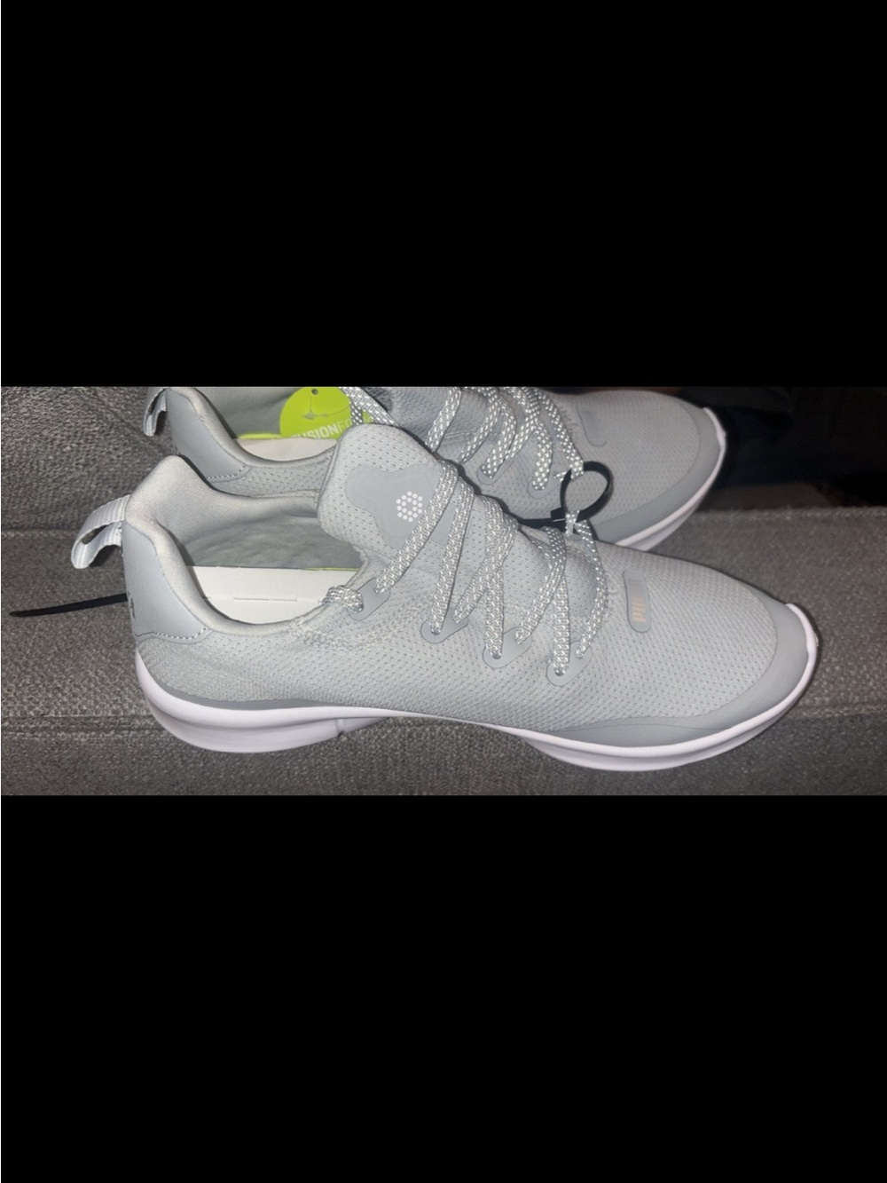 Puma Men's Light Gray Athletic Sneakers